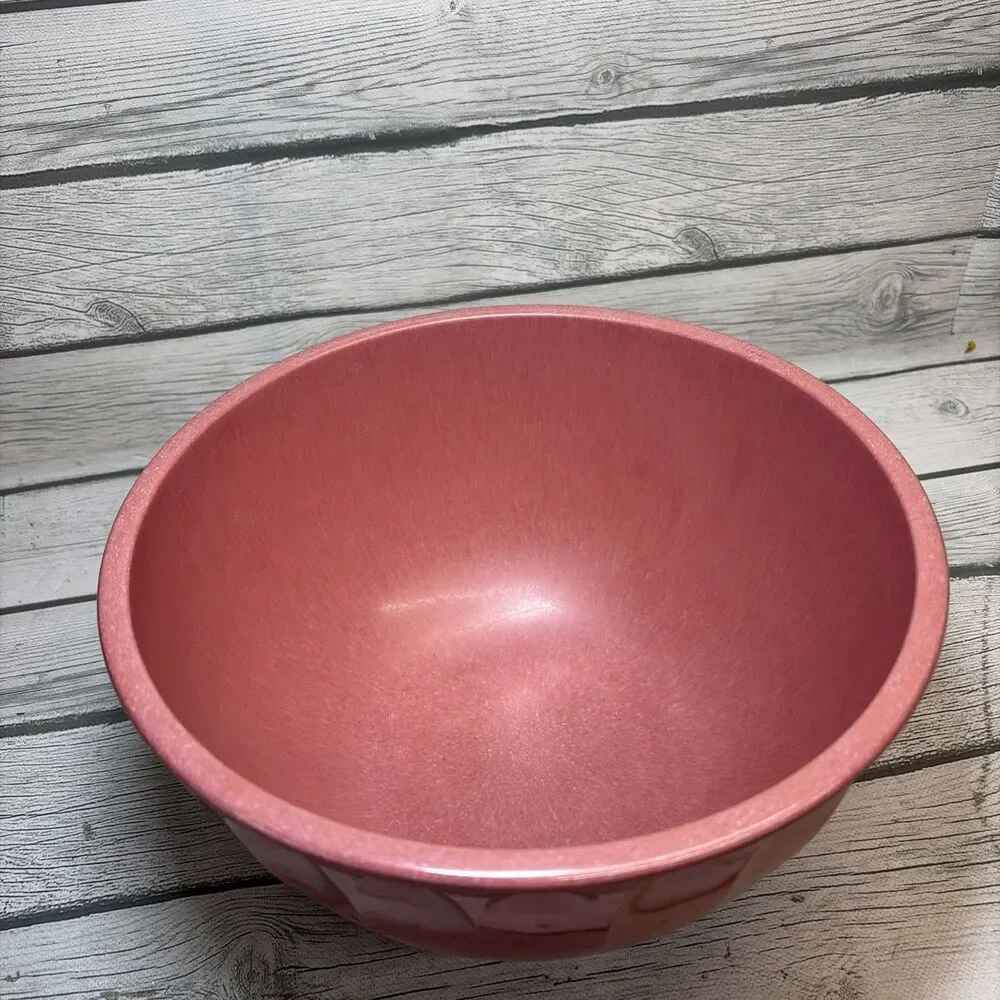 Vintage Boonton Ware NJ Pink MCM Melmac Bowl 511c-4qt RARE
